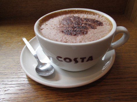 I am always grateful for a mocha and a nice sit in a coffee shop.