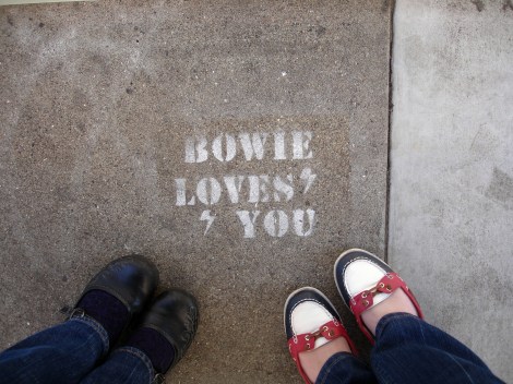 Bowie Loves You #feetfriday I jaimeevans.wordpress.com