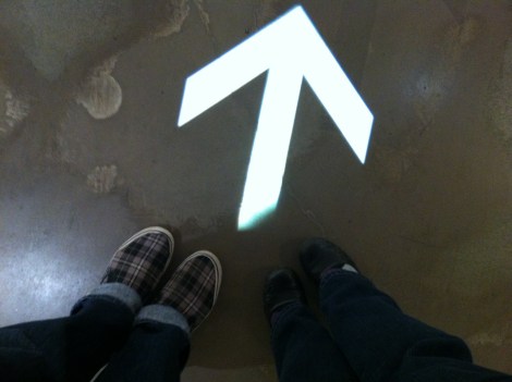 Going to Ikea is a bit like getting lost in Oz.  The store keeps trying to imply that there is no place like home by creating little "homes" through out the store.   Ignore the yellow brick road, follow the projected white light arrows!  You may not get home, but you will manage to exit Ikea in an orderly and thorough fashion.