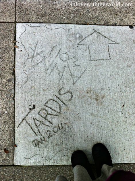 TARDIS | Feet Friday | inlovewiththeworld.com