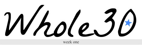 Whole 30 | Week One | inlovewiththeworld.com