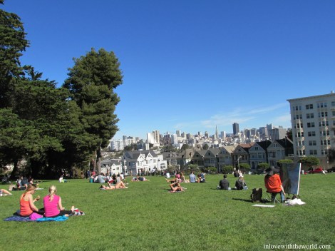 The Painted Ladies @ Alamo Square | inlovewiththeworld.com