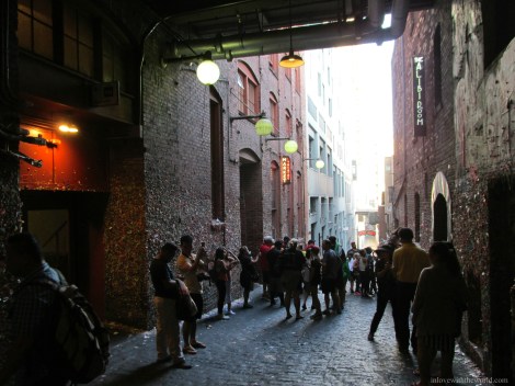Gum Wall @ Post Alley | inlovewiththeworld.com